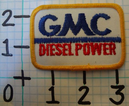 Vintage nos gmc car patch from the 70&#039;s 003 diesel power blue