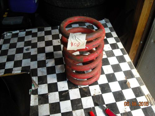 Circle track coil spring