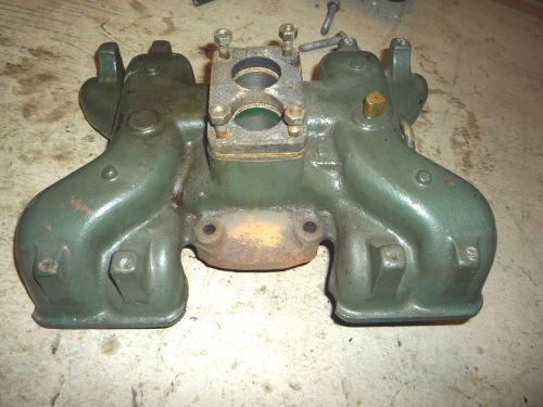 1937 - 1948 cadillac  lasalle flathead v8  intake manifold 322 348