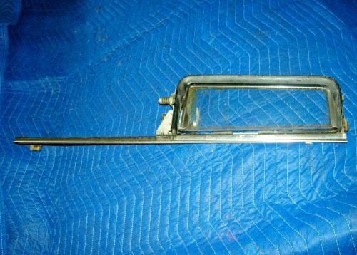 1955 56 ford drivers side vent window, sedan and station wagons chrome shiney.