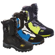 Klim men&#039;s insulated adrenaline gtx boa gore-tex boots - black blue green