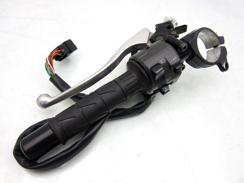 05 06 zx-6r 636 zx6r left clipon handlebar clip on clutch lever & switch