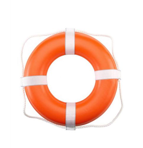 Jim buoy 20&#034; life ring preserver orange safety device marine boat water rescue