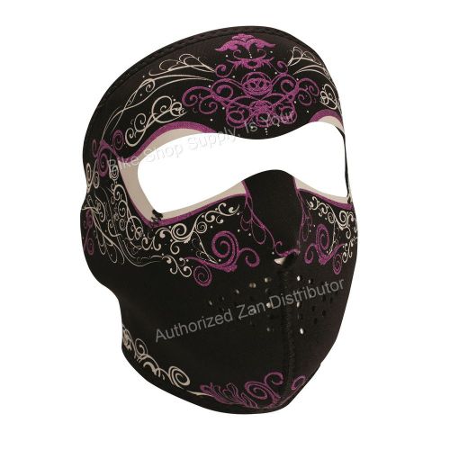 Zan headgear wnfm092, neoprene full mask, reverses to black, venetian face mask