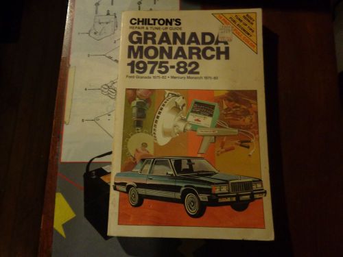 Chilton repair manual for granada and monarch cars