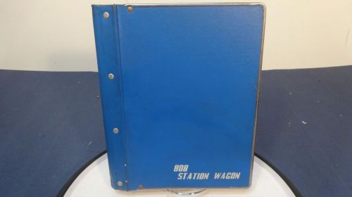 1971 71  mazda 808 station wagon parts catalog manual rare hard back nice oem