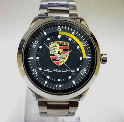New brand porsche  emblem wristwatch
