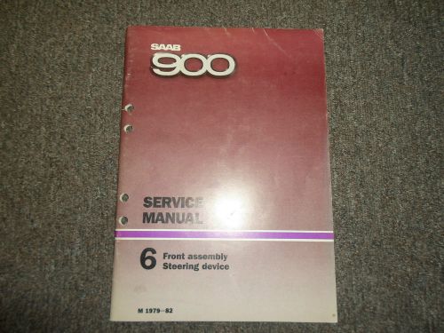 1979 80 81 1982 saab 900 6 front assembly steering device service repair manual