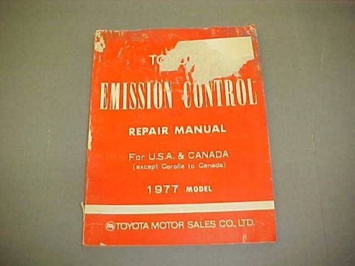 1977 toyota celica pickup service emission control shop repair manual 77