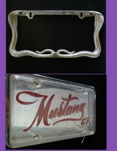 Mustang plate frames - lot of 2
