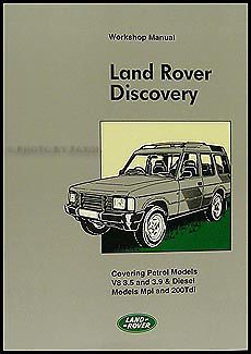 Land rover discovery shop manual 1994 1993 1992 1991 1990 1989 repair service