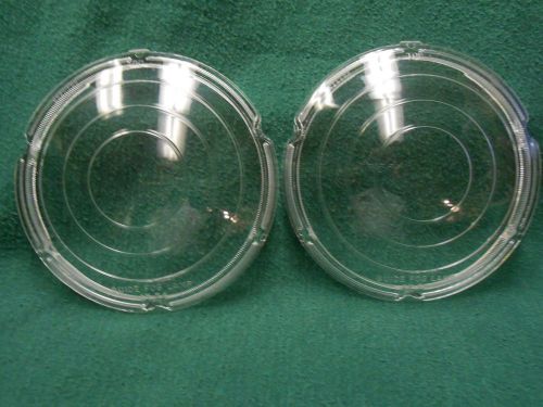 1954 cadillac fog lamp lenses pair new - guide g.m. part #5945103