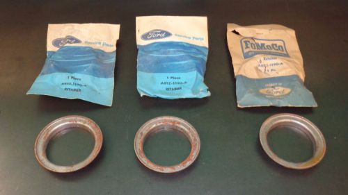 Lot of (3) new nos oem ford front wheel hub grease retainer a8tz-1190-a truck