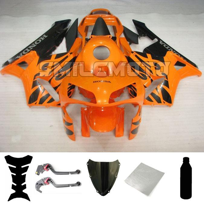 Bundle injection fairing windscreen levers for honda 2003 2004 cbr 600 rr f5 pay