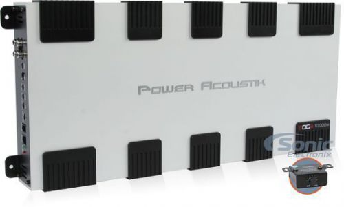 Power acoustik eg1-10000d 5000w rms monoblock edge series car amplifier