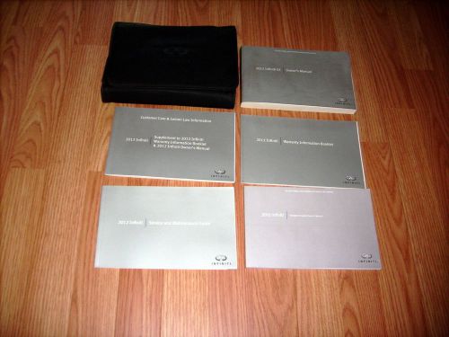 2012 infiniti ex owners manual with navigation manual 02999