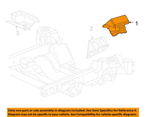 Gm oem-engine torque strut mount 25863822