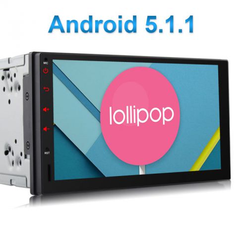 Android 5.1 double 2 din dvd gps 32gb 7&#034; quad core navi mirror link hd *3g wifi