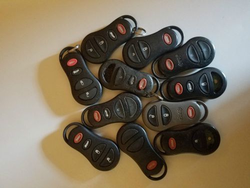 Lot of 11 dodge jeep chrysler keyless remote  fobs