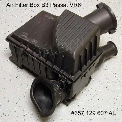 Vw vr6 b3 passat air filter box intake cleaner housing 191129620 357129607al