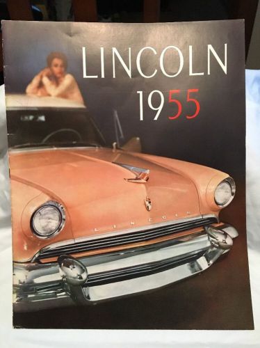 1955 lincoln dealership brochure