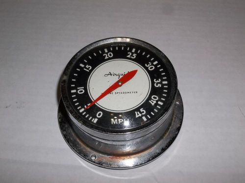 Vintage airguide marine speedometer  0-45 mph