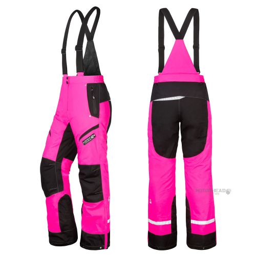 Snowmobile ckx exalt pants pink women small adult winter snow bibs waterpoof