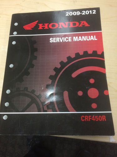 Honda crf450r crf 450 service manual shop manual oem  61men71  repair manual