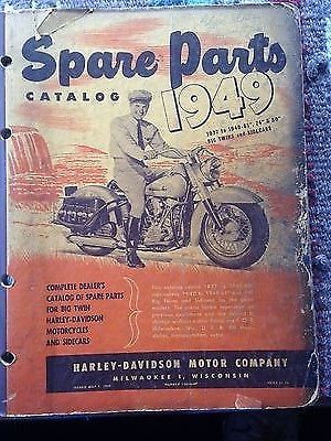 Spare parts catalog 1937-1949 61&#034;,74&#034;,80&#034;
