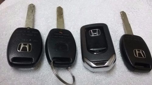 Lot of 4 honda accord smart key entry remote