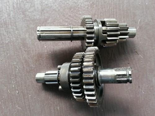 Engine transmission gear output shaft-1969 honda mini trail model#z50a