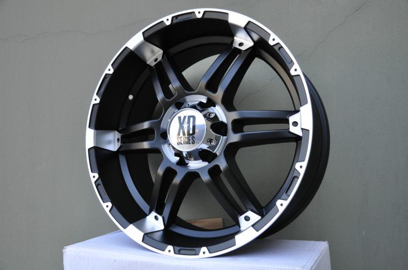 20" kmc xd spy wheels black offroad truck chevy gmc silverado sierra tahoe yukon