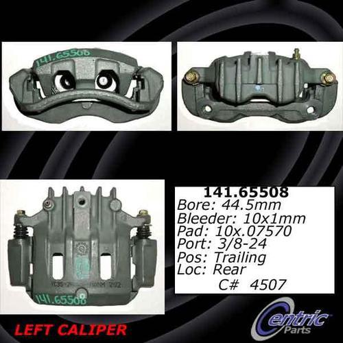 Centric 141.65508 rear brake caliper-premium semi-loaded caliper