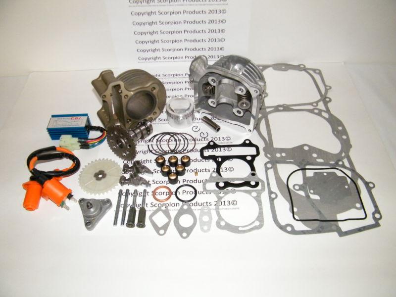 52mm 105cc big bore performance kit a9 cam cdi gy6 50cc 139qmb chinese scooter
