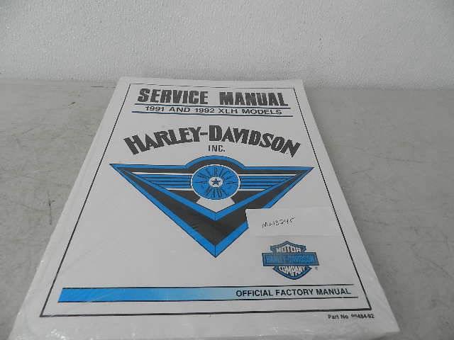 Nos oem 91/92 harley sportster xlh service manual 99484-92