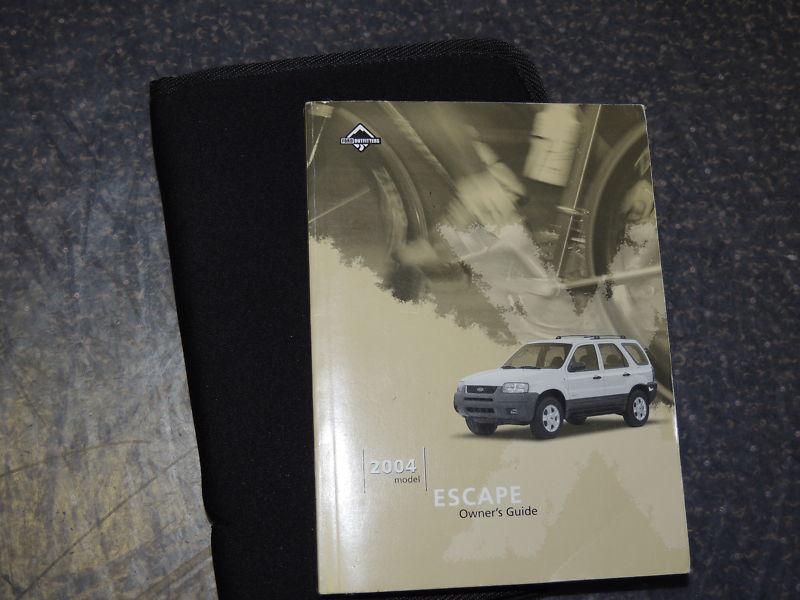 2004 ford escape owners manuals 