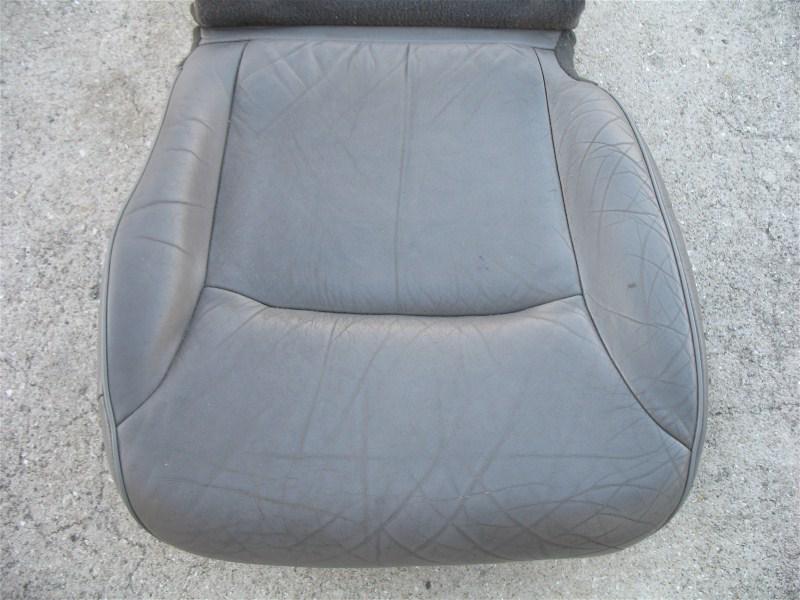 96 97 98 acura rl 3.5rl front left driver seat bottom cushion gray leather 1998
