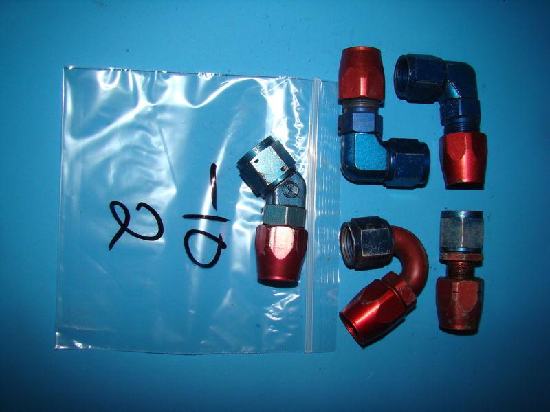 An-10 aeroquip style lw fittings lot-2