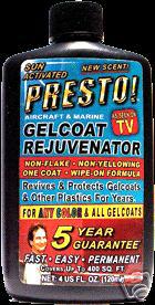 Gelcoat & plastic restoration 1 step wax polish cleaner 4 rv camper trailer boat