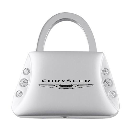 Chrysler  jeweled purse keychain / key fob engraved in usa genuine