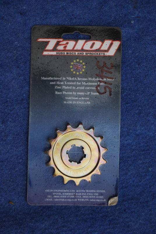 Talon front sprocket fits suzuki rm80 and yamaha yz80  dt125  dt175  ty175   15t