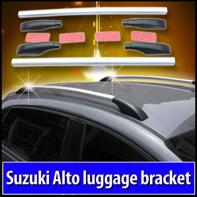 Aluminium alloy car top roof rack pair cargo luggage for 09-13 suzuki alto