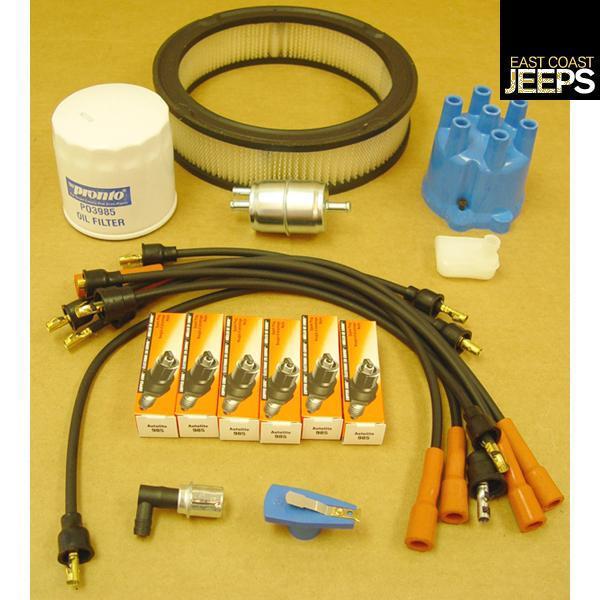 17256.01 omix-ada ignition tune up kit 4.2l, 87-90 jeep yj wranglers, by