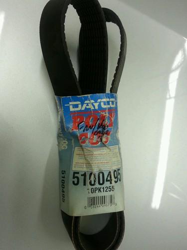 Dayco poly cog 5100495 belt 10pk1255