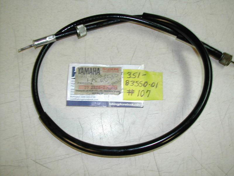 New nos yamaha speedo cable xs360 400 rd400 rd350 rd250 rd200 351-83550-01