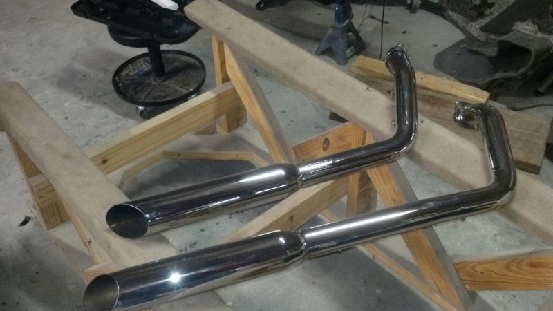 Honda shadow 750 vance & hines cruzer exhaust system