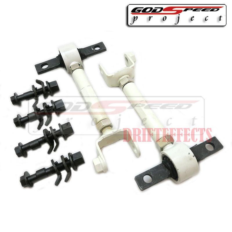 Godspeed white rsx dc5 civic si ep3 front bolt rear adjustable arm camber kit