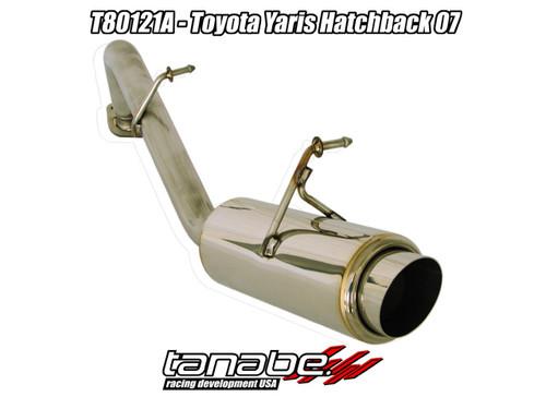 Tanabe concept g catback exhaust for 07 yaris hatchback t80121a