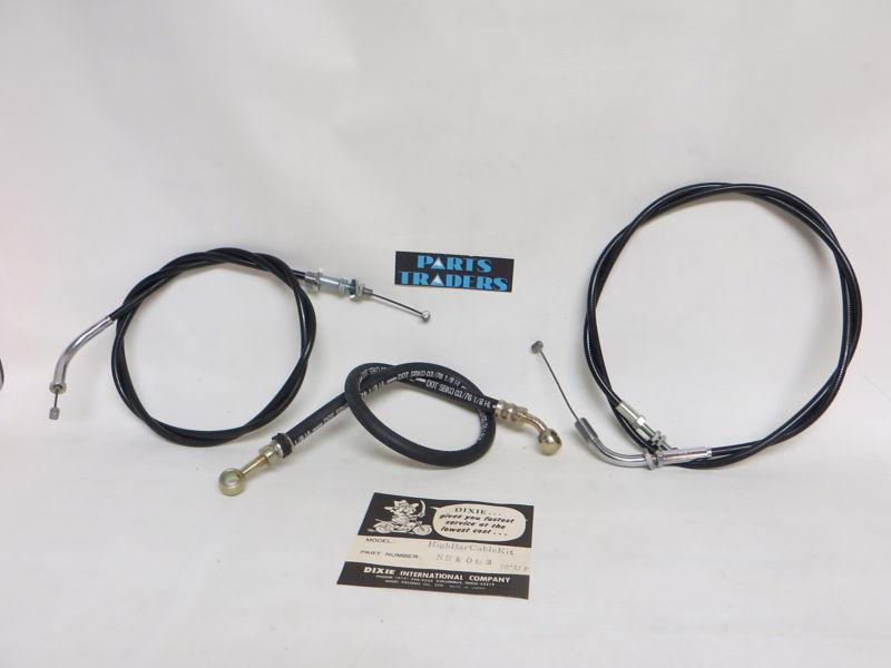 Dixie honda high bar cable kit 10" inch extended cb 500 cb500 nbk003