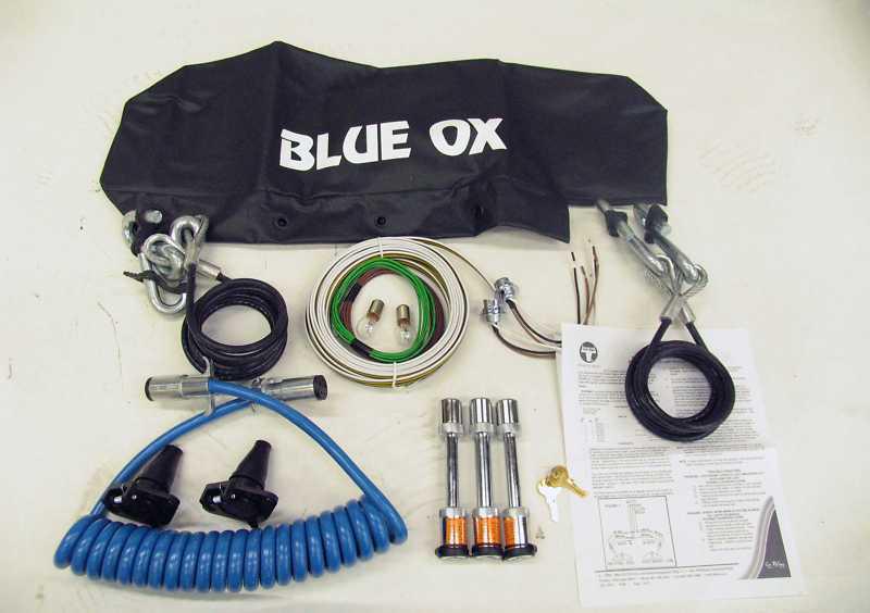 Blue ox bx88109 towing accessories kit mh mount tow bar